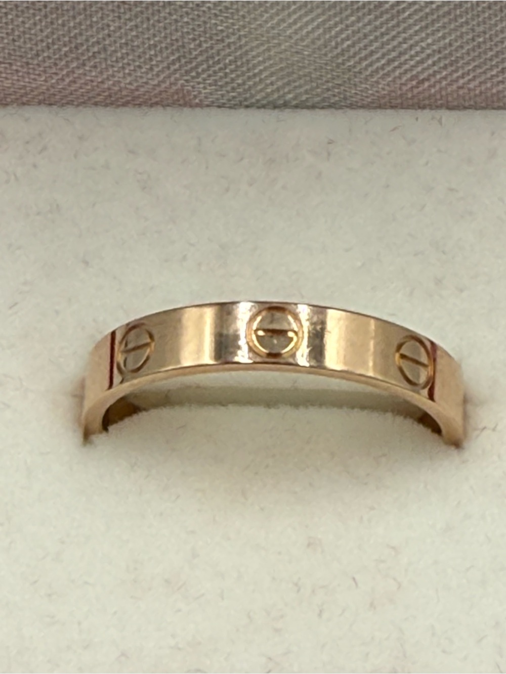 Cartier Rose Gold Love Ring Small Size 8 1/2